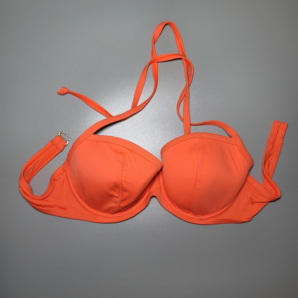 Victoria's Secret Swim Bikini Set Orange Size M Bottoms Size 36D Top